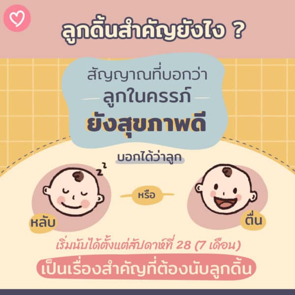 คุณแม่ต้องรู้! การนับลูกดิ้นเป็นสิ่งสำคัญสำหรับคุณแม่ตั้งครรภ์