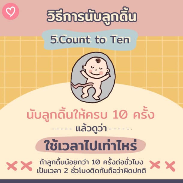 คุณแม่ต้องรู้! การนับลูกดิ้นเป็นสิ่งสำคัญสำหรับคุณแม่ตั้งครรภ์